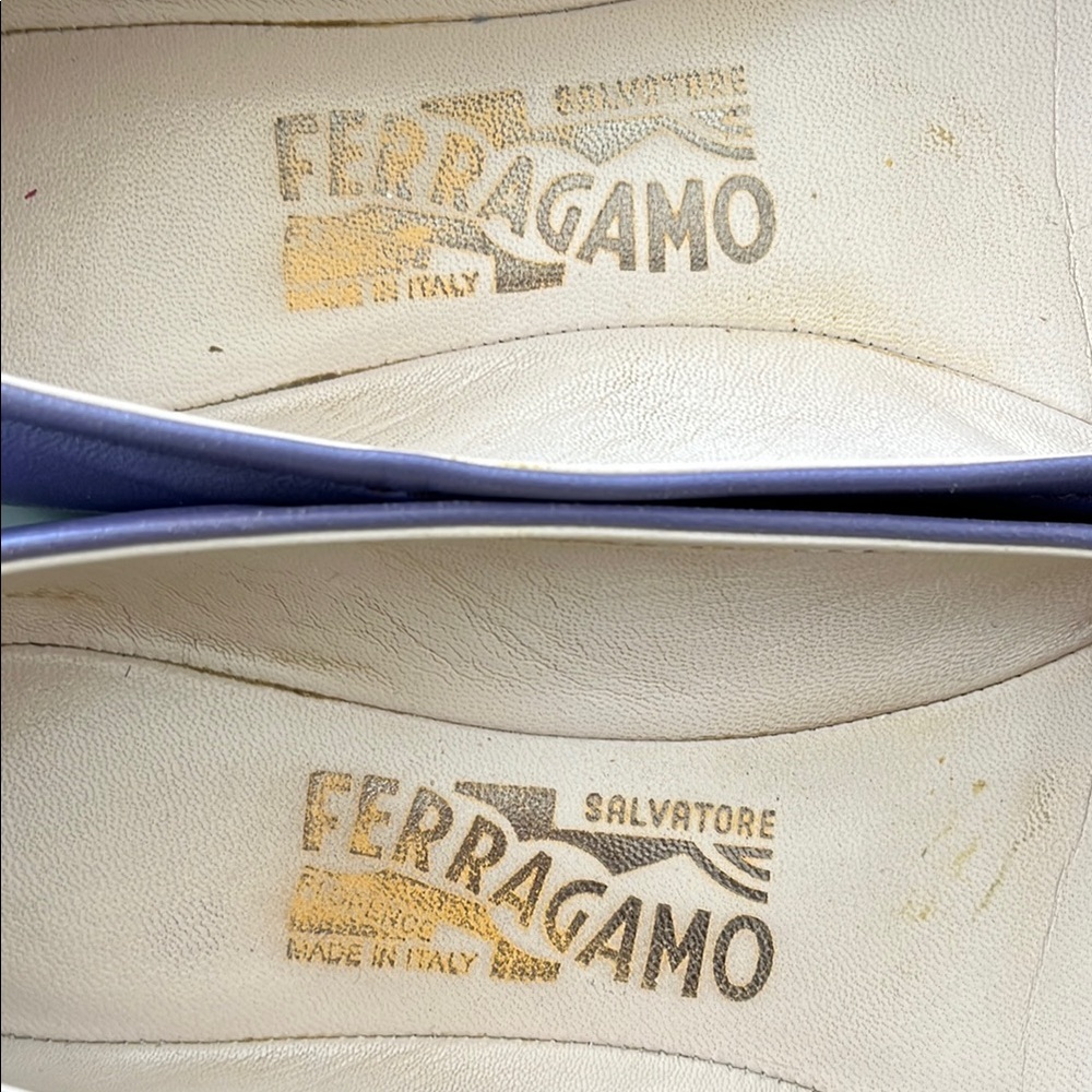 Salvatore Ferragamo Women's Lilac Limoges Flats - Picture 2 of 7